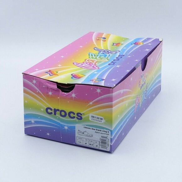NEW Crocs Lisa Frank Clogs 207737-4SM Multi - Picture 10 of 16